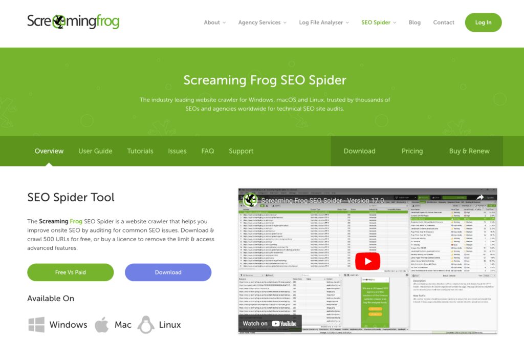 Screaming Frog